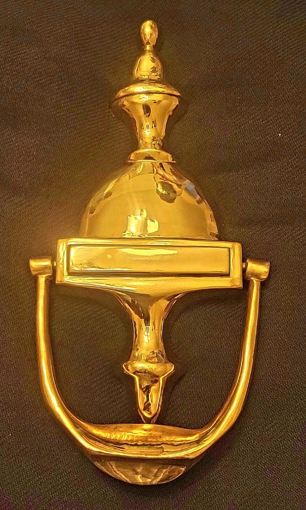 Dexter~ Lacquered ~Solid Brass~ Door Knocker