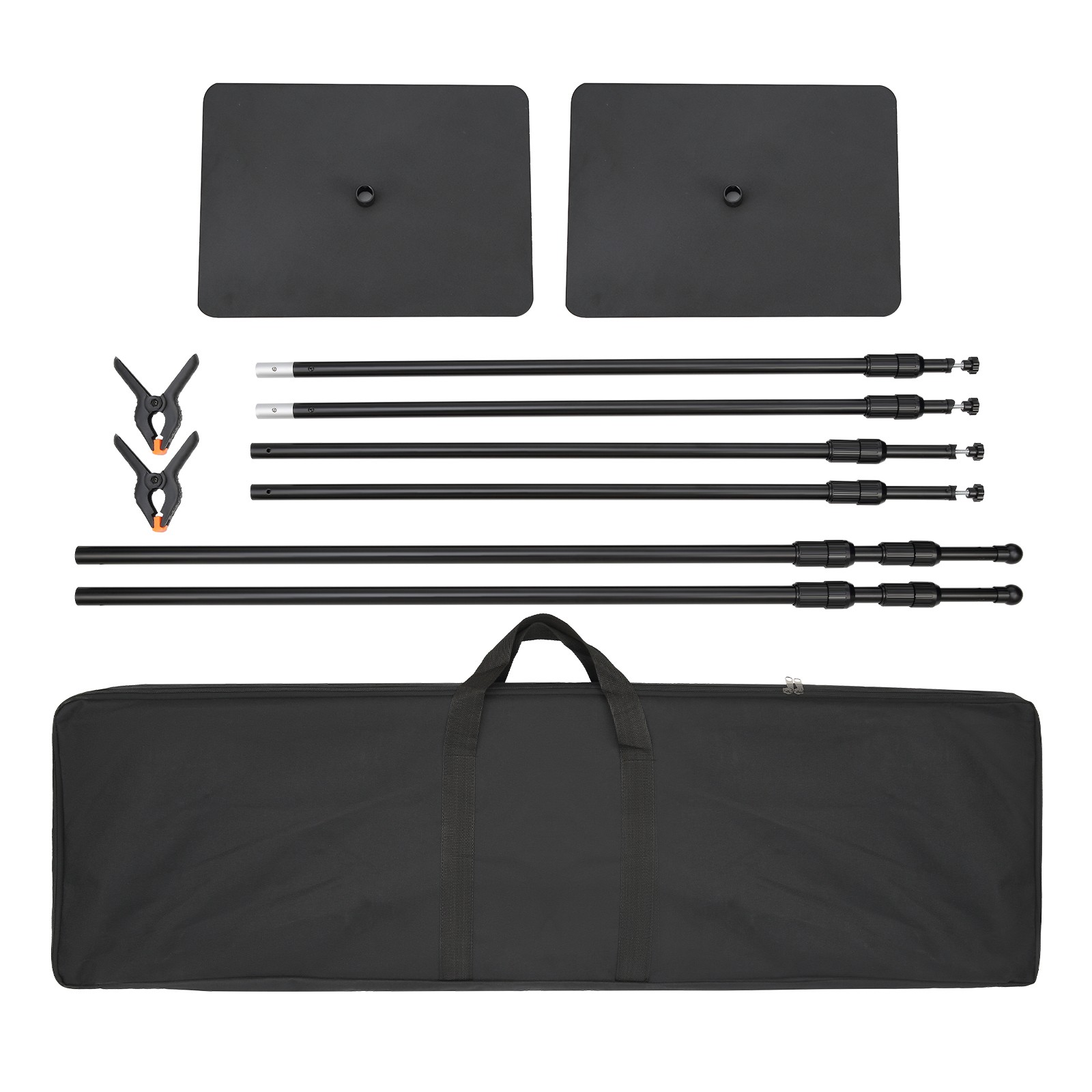 VEVOR Pipe and Drape Kit Heavy Duty Backdrop Stand Carbon Steel Base 10x10 ft