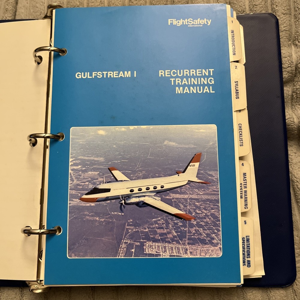 Flight Safety Gulfstream I Recurrent Training Manual