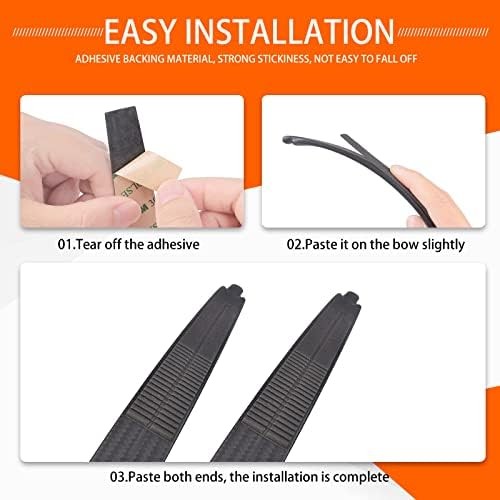 Recurve Archery Bow Limb Silencers Pair