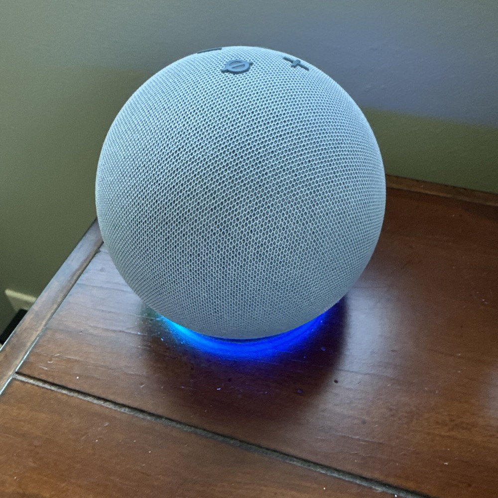 Amazon Echo Dot B7W64E Smart Speaker Twilight Blue 4th Gen Tested And Reset