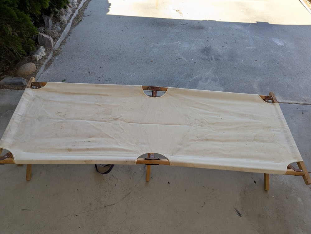 WW2 Folding Cot 1940s