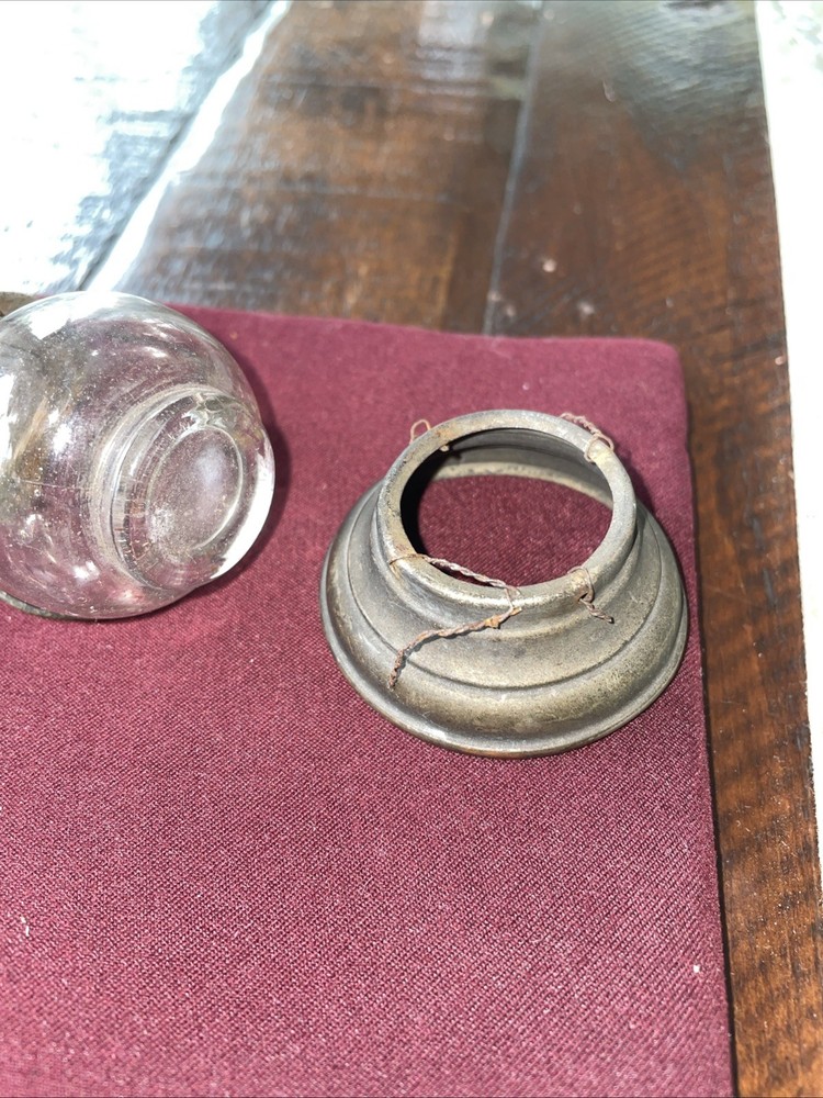 Vintage Candy Container - Glass Lantern
