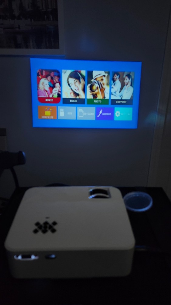 Top Vision T21 (Portable LED Projector) Mini USED