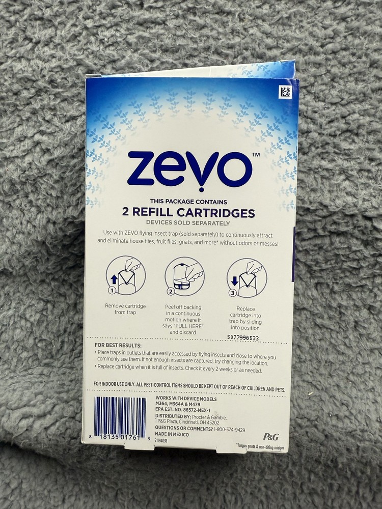 Zevo Flying Insect Trap Value Pack - 2 Cartridges