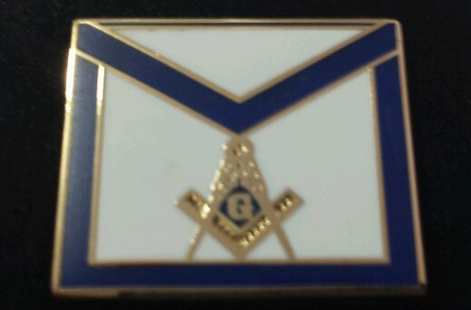 Freemason Apron Lapel Pin