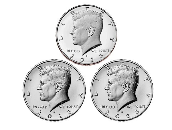 2025 P D & S Kennedy Half Dollar