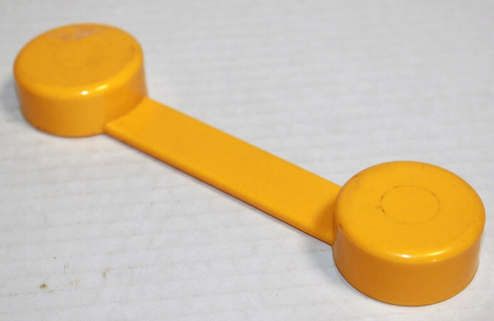 Ingrid Double Yellow Plastic Coffee Measuring Scoop