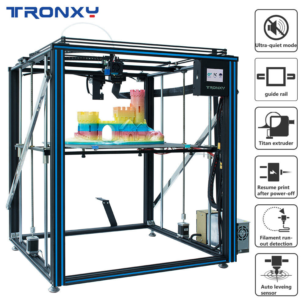 Newest TRONXY X5SA-500-PRO Lattice Glass Version 3D Printer Big Size 500*500*600