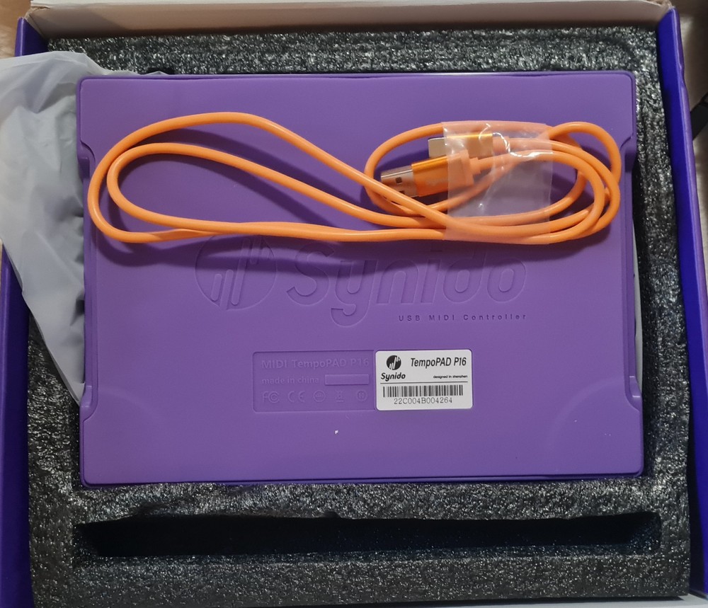 Synido TempoPAD P16 MIDI Controller Beat Maker Drum Pad