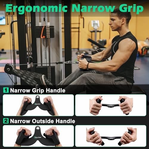 LAT Pulldown Attachments: LAT Pull Down Bar Cable Machine 1 - Narrow Grip