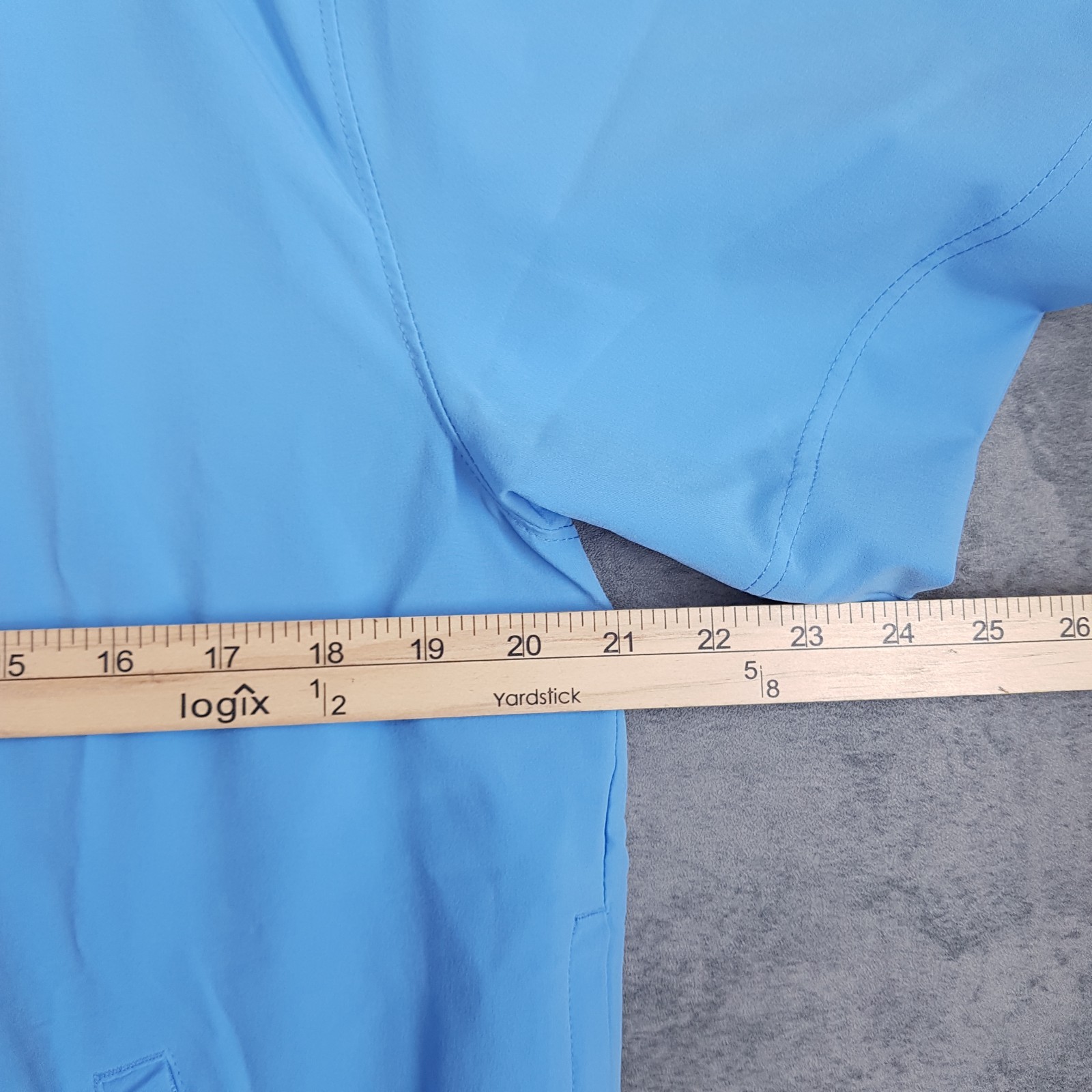 NIKE Football Hooded Woven 1/4 Zip Coaches Jacket Mens MEDIUM UNC Blue White