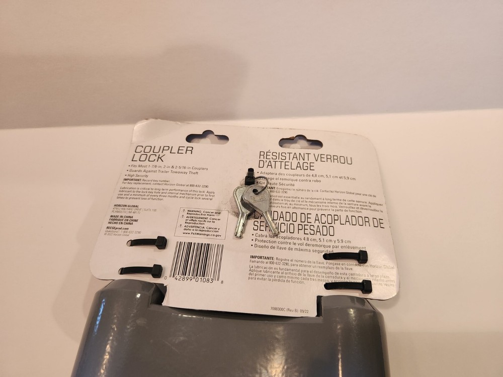 REECE TOWPOWER High Security Heavy-Duty Coupler Lock | Universal