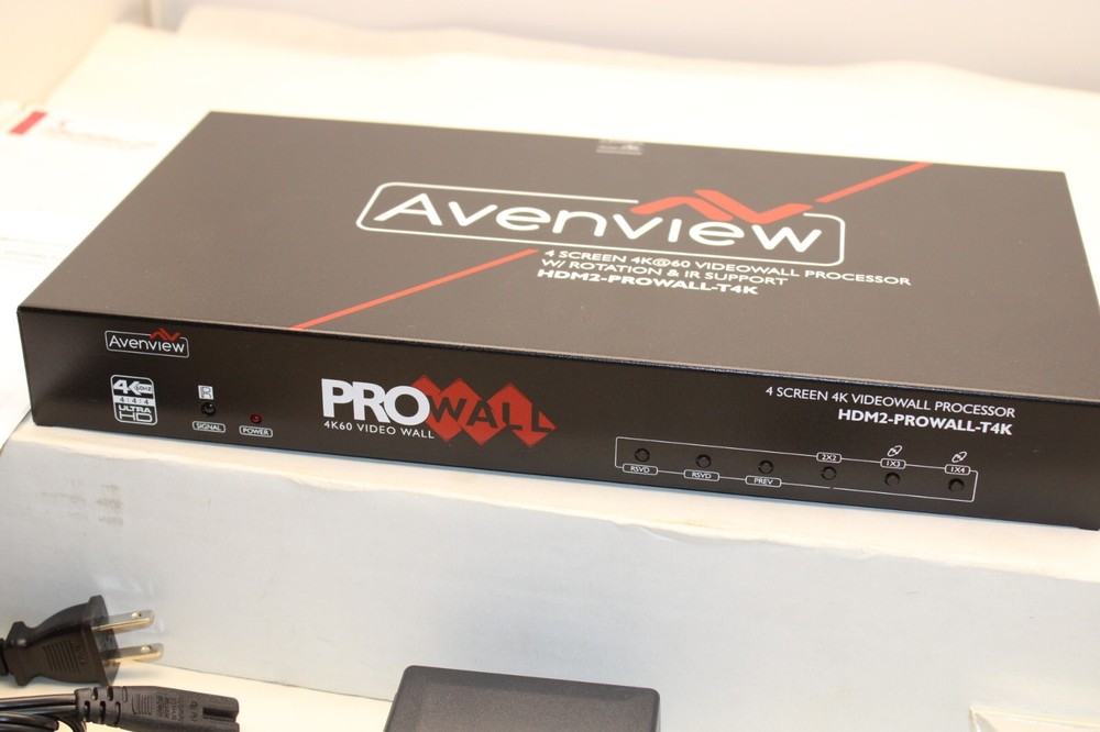 Avenview HDM2-PROWALL-T4K 4K 4-Display Video Wall Processor w/Rotation