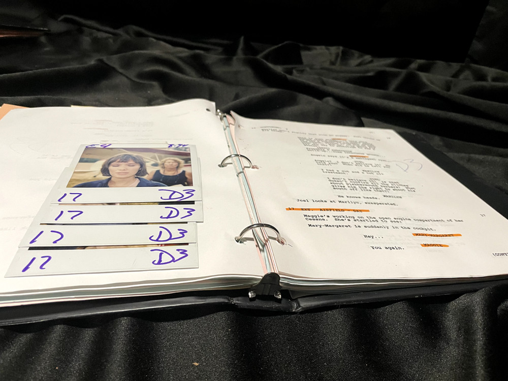 Northern Exposure script with Cast Polaroids - The Letter