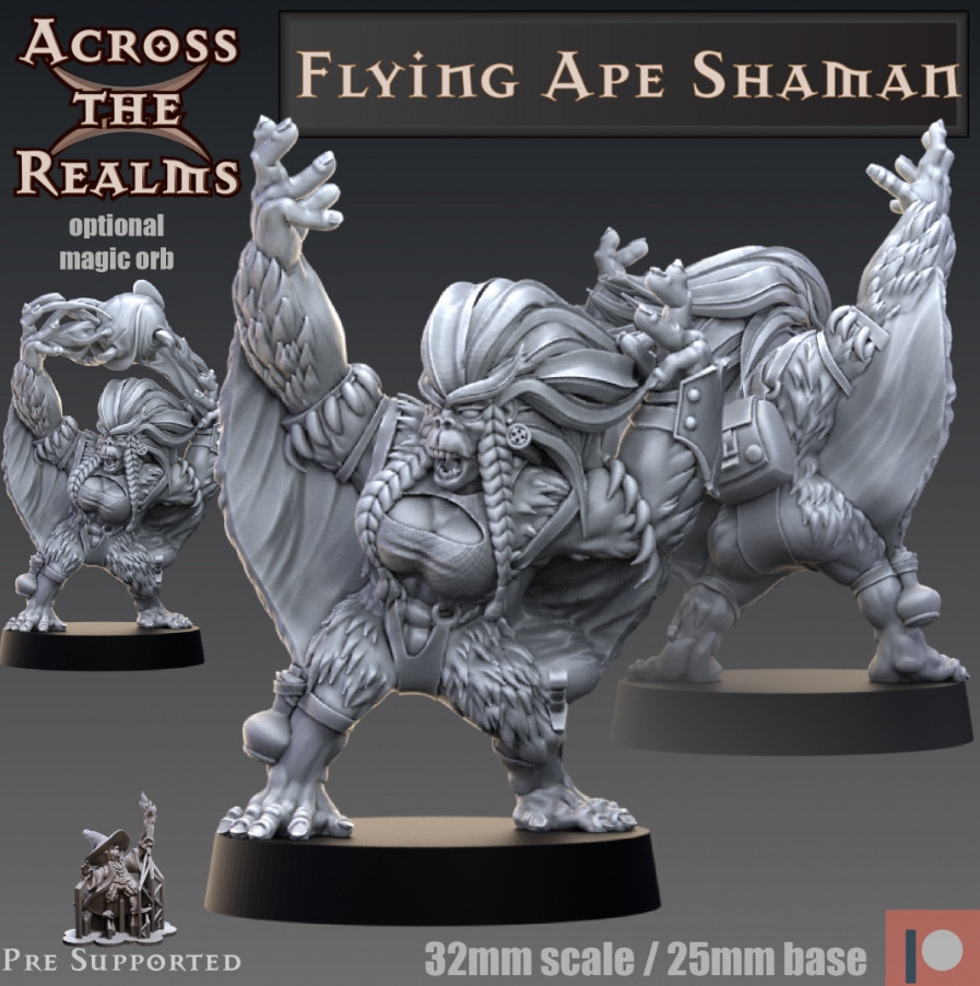 DnD Flying Ape Shaman