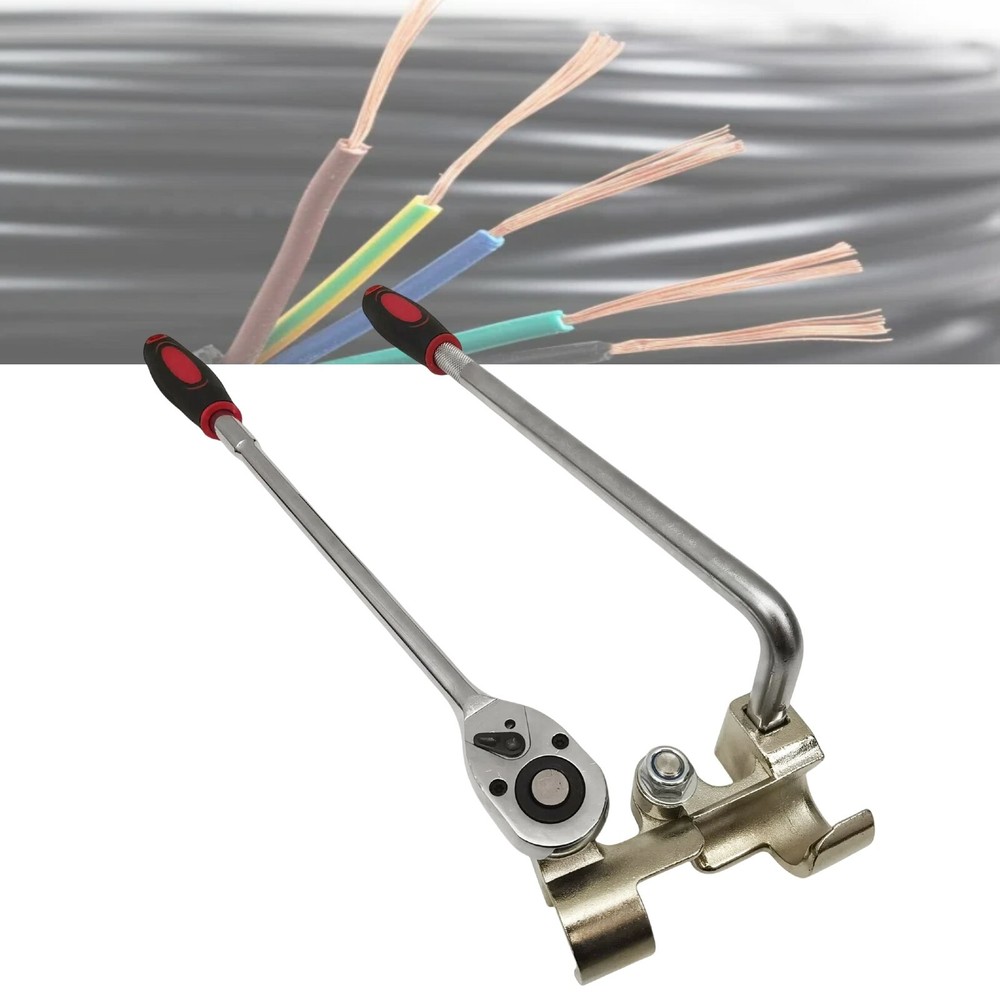 Cable Copper Wire Bending Tool Manual 30-240 Square Cables Bender Max Angle 180°