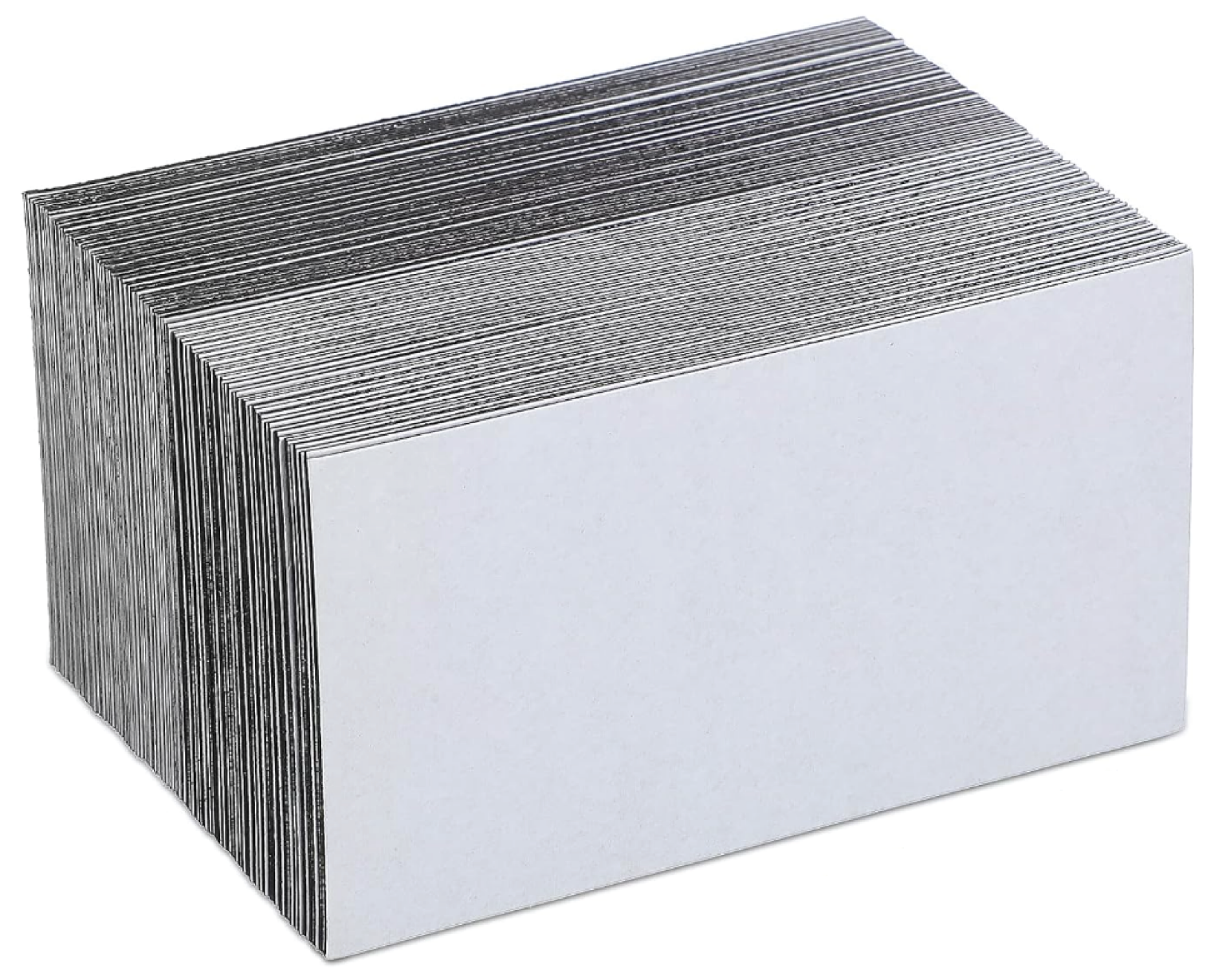 Business Card Flexible Self-Adhesive Magnetic Sheets 3.5 x 2 Inch (100 Pieces)