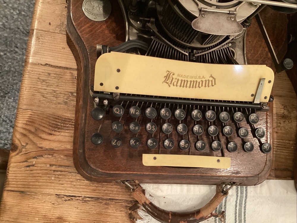 Rare Antique Hammond Typewriter