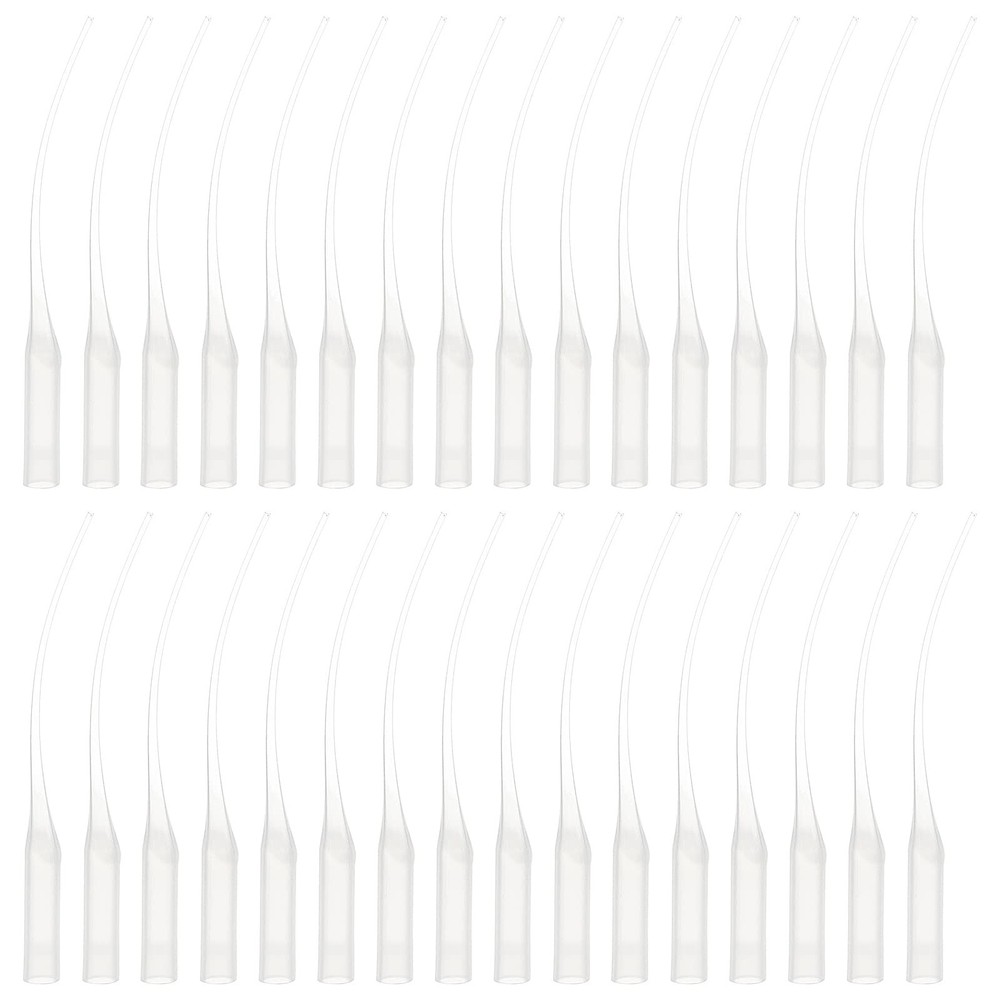 PH PandaHall Glue Tips 100pcs Plastic Glue Micro-Tips Glue Extender Precision