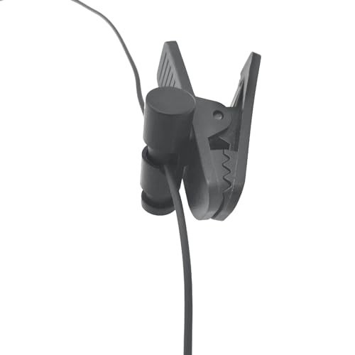 Adjustable Lapel Clip Replacement for Lavalier Microphone - 8 Pack, Earpiece Hol