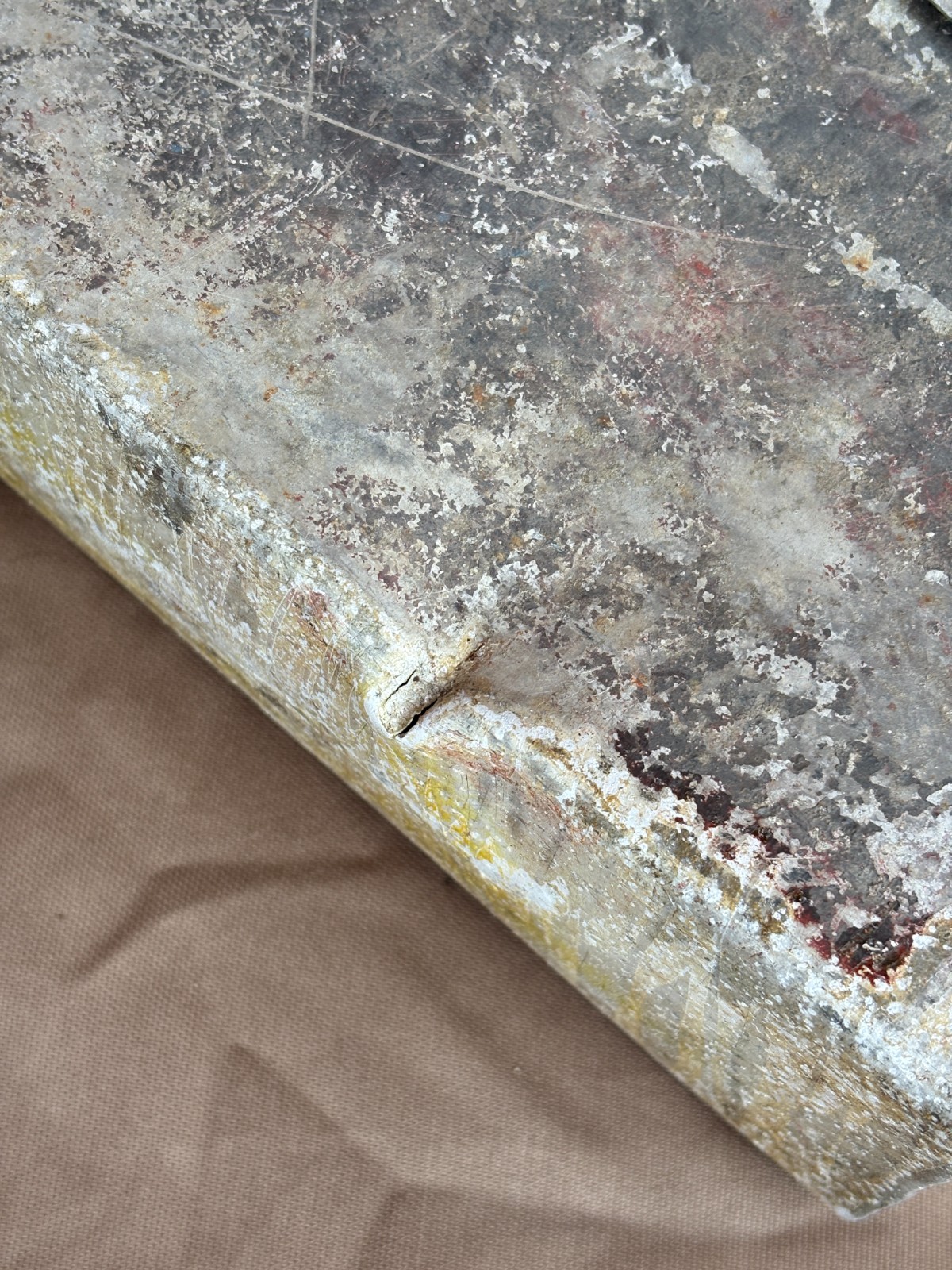 German MG machine gun ammo box. Wehrmacht 1939-1945, WWII.