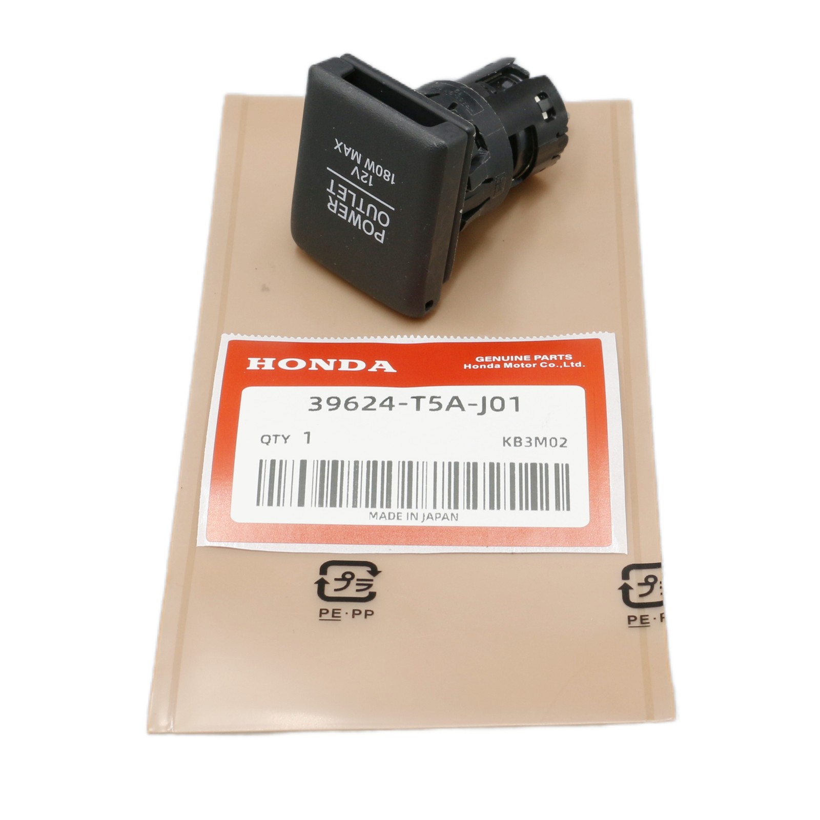 OEM Center Console Power Outlet Socket Assy For Honda Odyssey Acura  39624T5AJ01