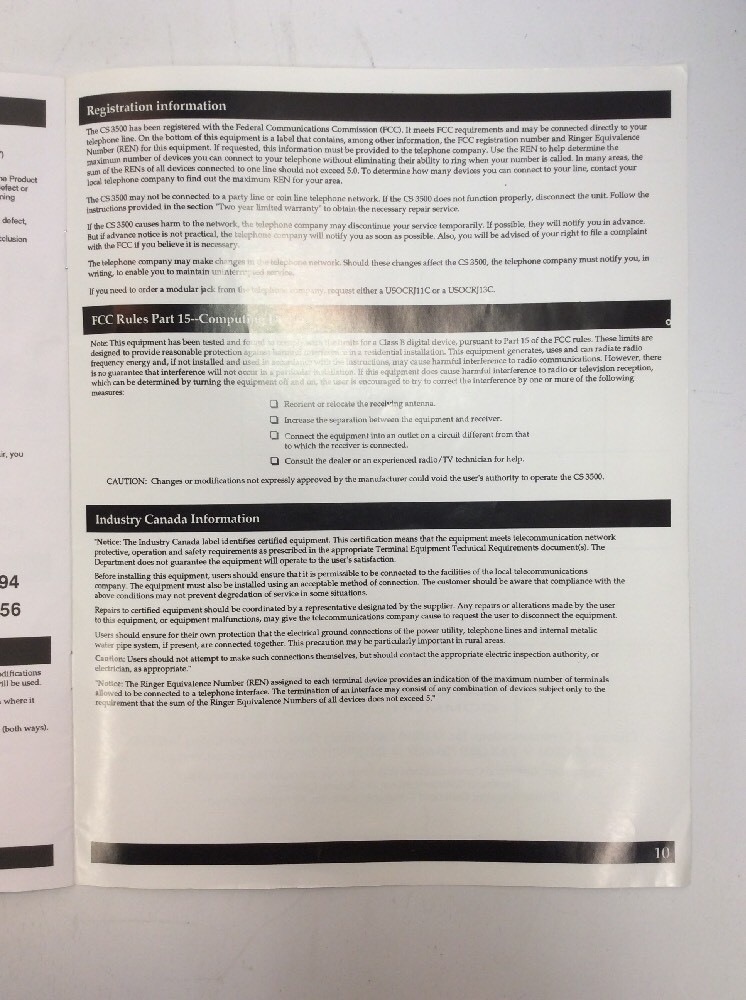 ComSwitch 3500 Operator’s Guide Command Communications PreownedBook.com