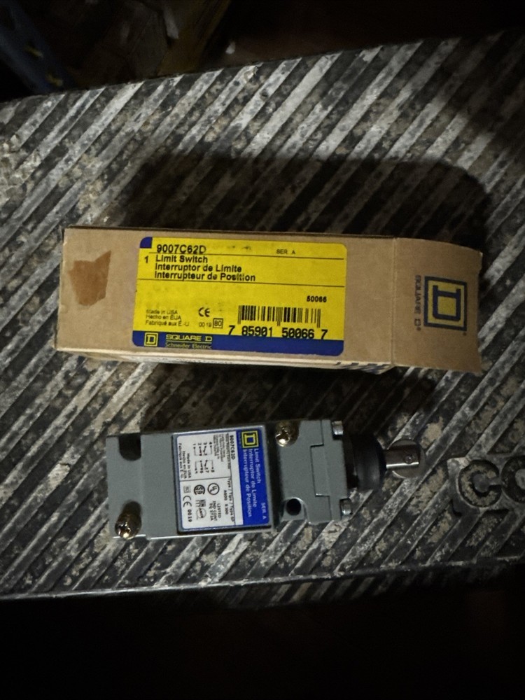 NEW Square D Limit Switch 9007 C62D Ser. A 9007C62D
