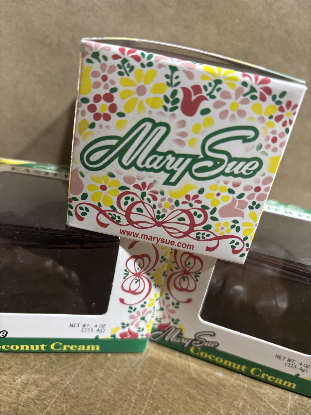 3 Mary Sue 4oz Chocolate Coconut Cream Egg Easter Hunt Candy Like Lerro Zitners