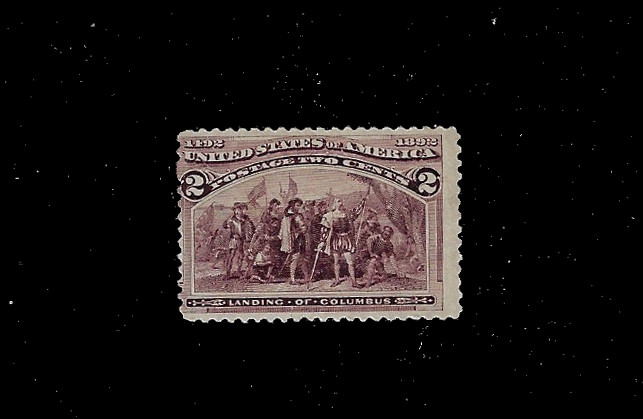 US Scott 231 Fine Mint Hinged SCV $12.50
