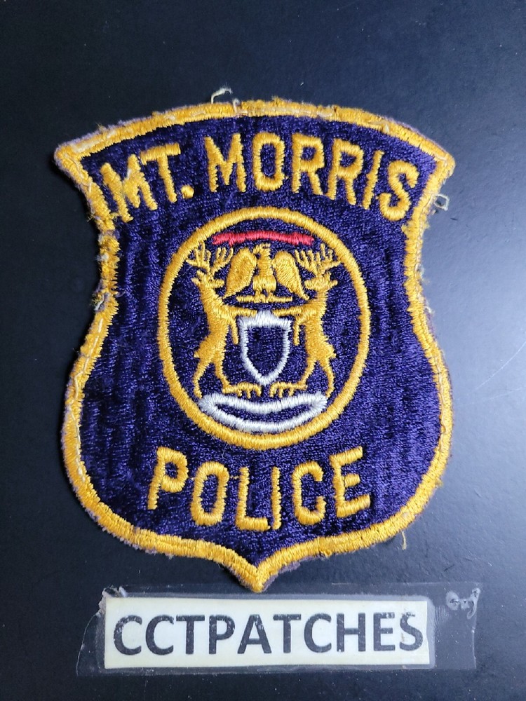 MT MORRIS, MICHIGAN POLICE SHOULDER PATCH MI