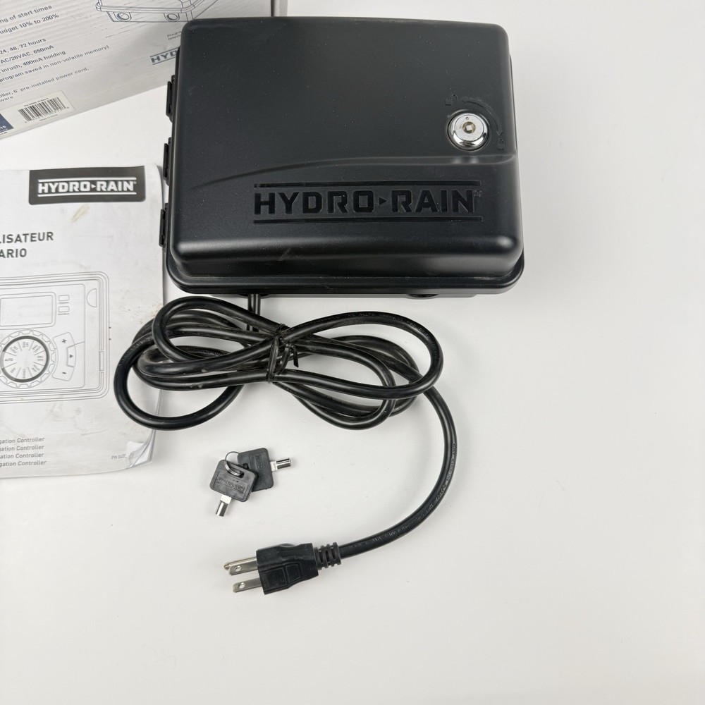 Hydro-Rain Indoor/Outdoor Irrigation Controller & Timer 9 Stations HRC-100-C