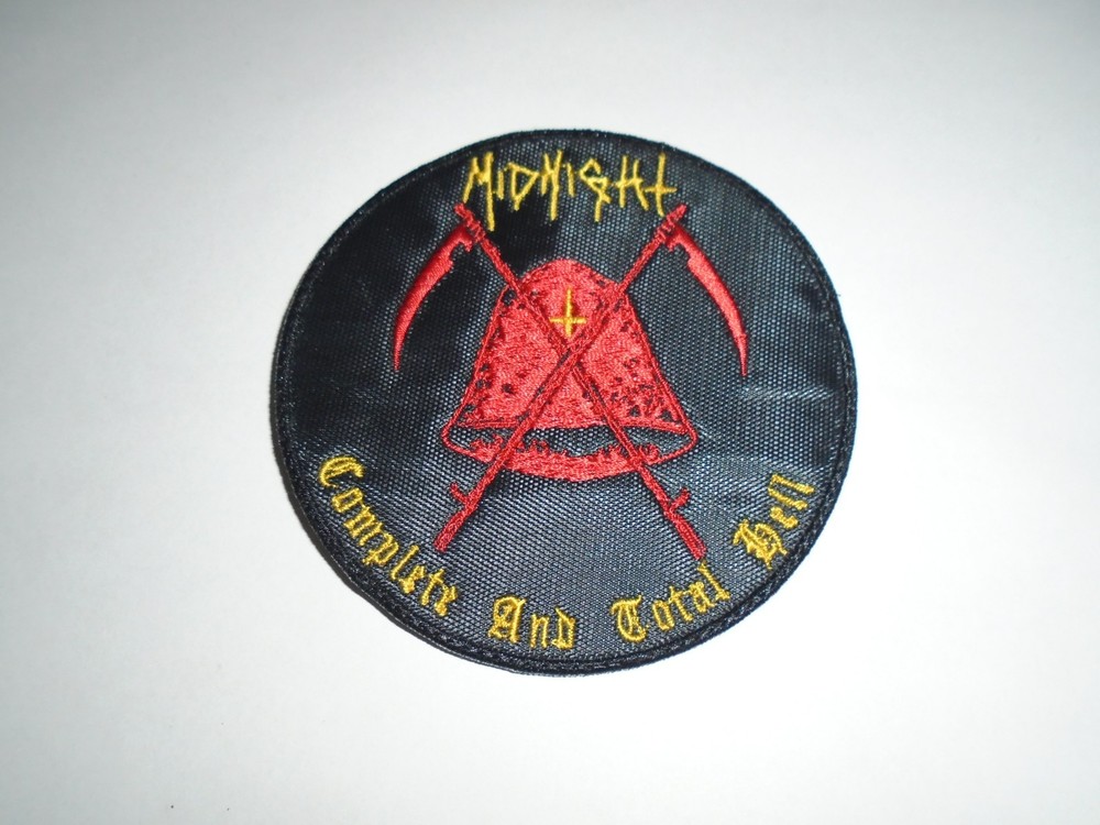 MIDNIGHT COMPLETE AND TOTAL HELL EMBROIDERED PATCH