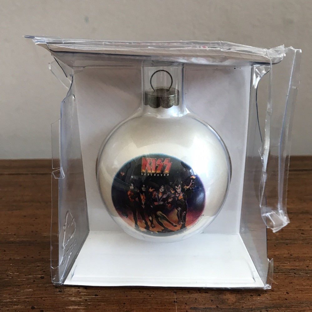 KISS Destroyer Rock N Roll Christmas Tree Ornament 1996 Santas Rockshop Vintage
