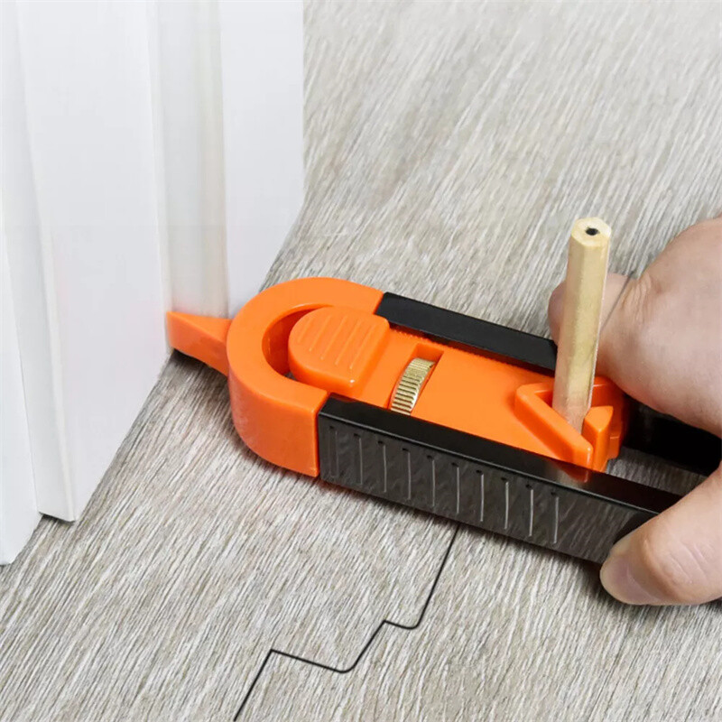 Profile Scribing Ruler Contour Gauge with Lock Precise Copy Irregular Shape Tool