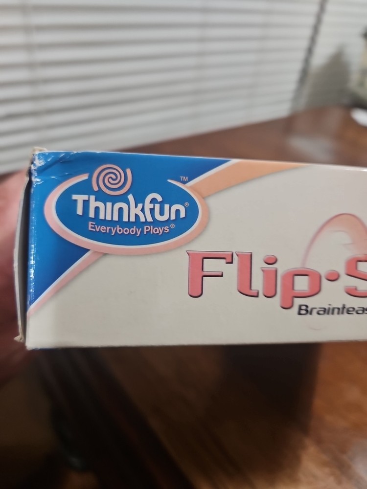 Flip Side Brain Teaser Challenge Game ThinkFun w/ Box Vintage Rare
