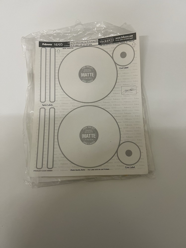Vintage Cd Prints for Printer Paper Sticker