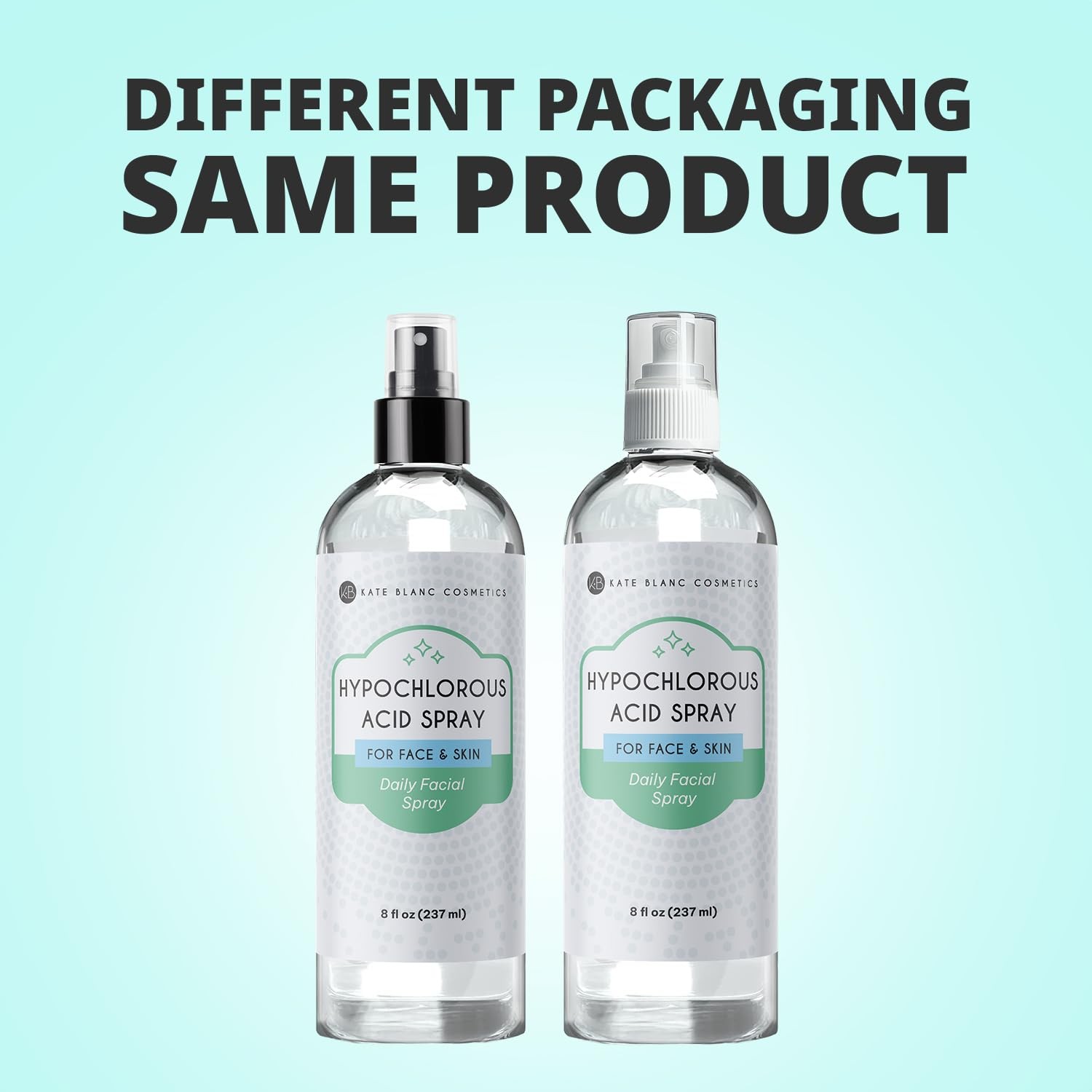 Hypochlorous Acid Spray for Face and Skin. Gentle Facial Cleanser for Acne-Prone