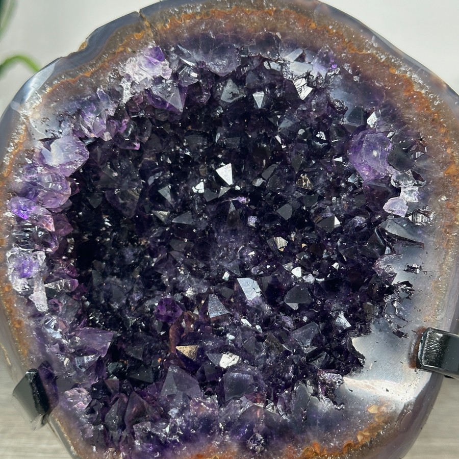 Deep Purple Amethyst Geode. MWS2199