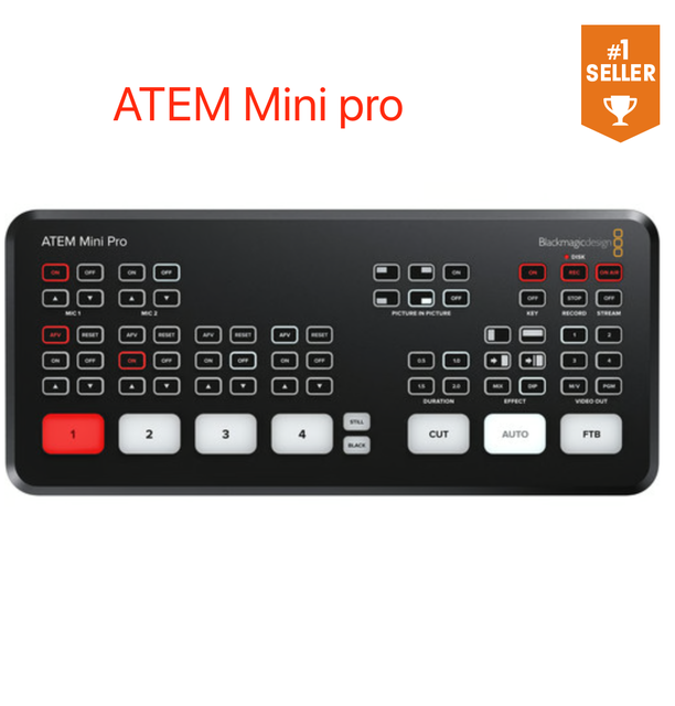 Blackmagic Design Atem Mini Pro HDMI-Compatible Live Stream Switcher Multi-view