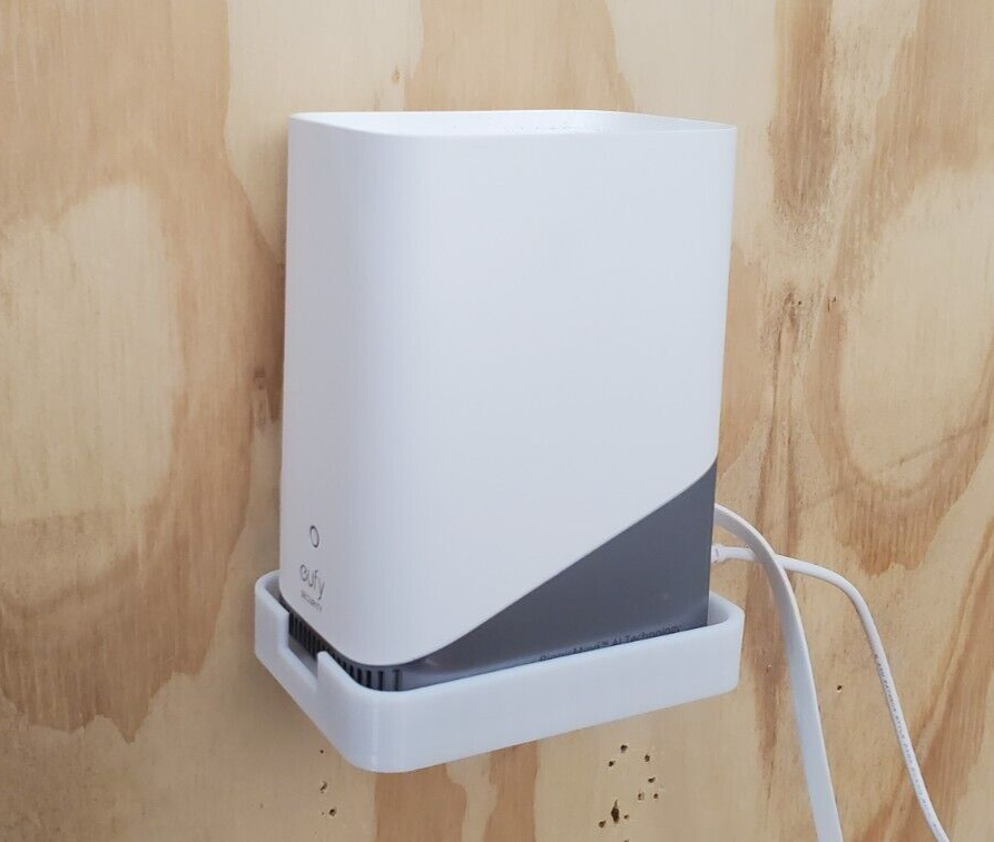 Eufy Security HomeBase 3 S380 Wall Mount Base Holder 3D Printed