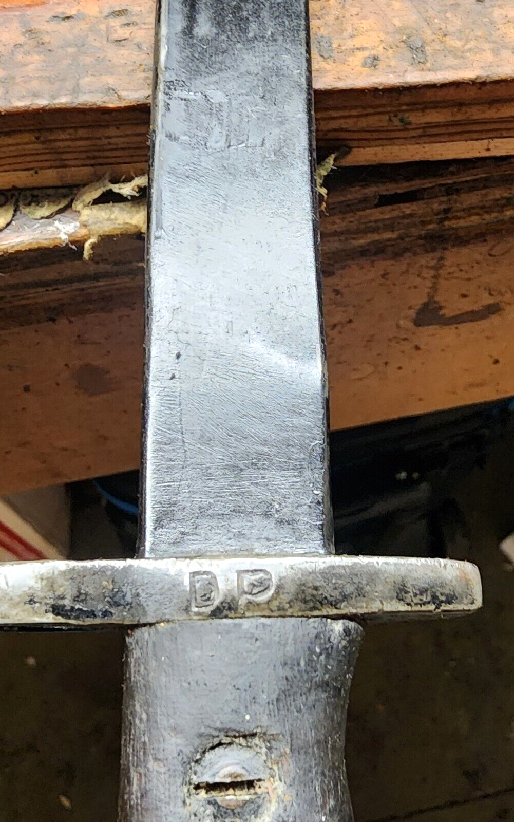 Vintage Original ENFIELD SMLE MKIII SWORD 12" Blade BAYONET with Scabbard