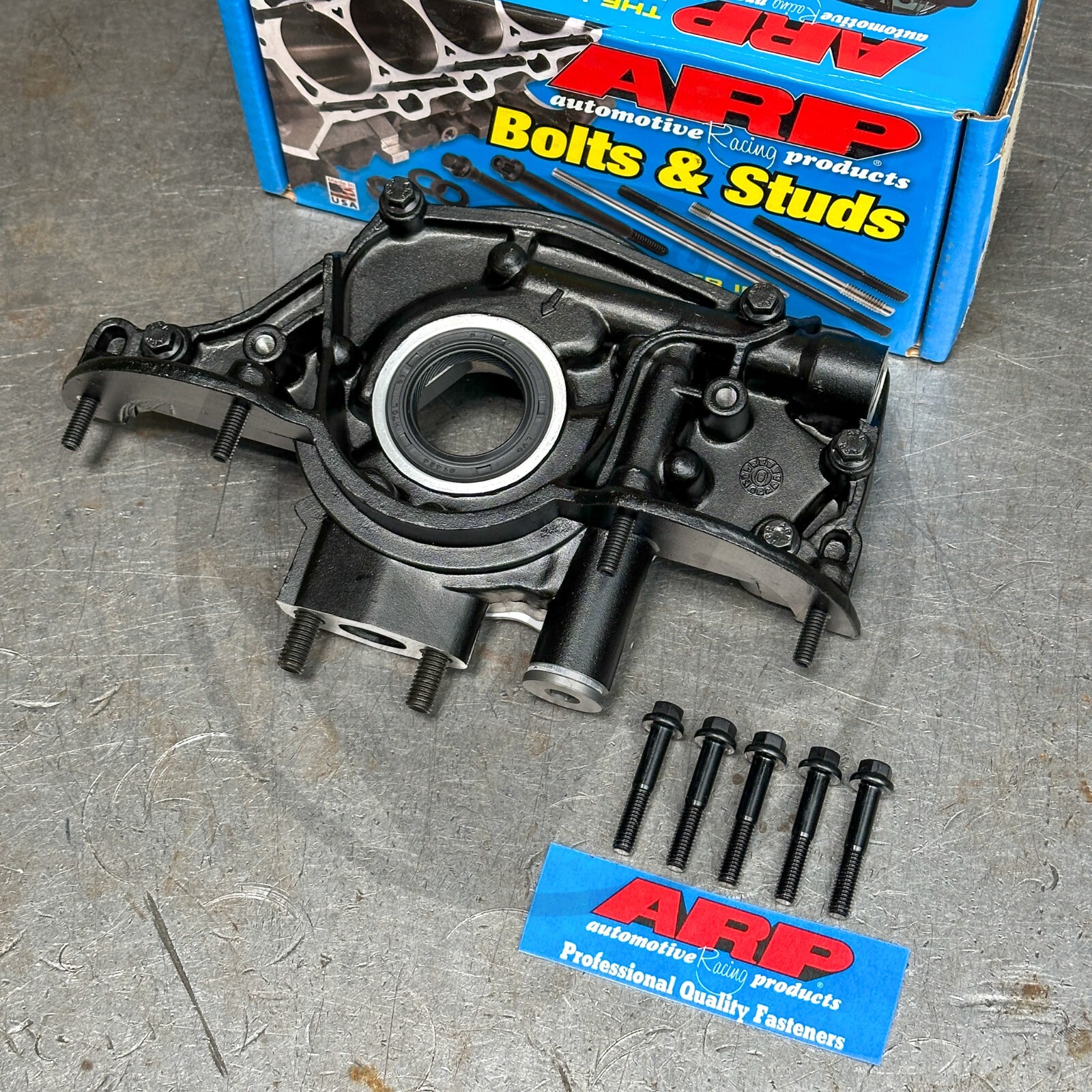 ARP Oil Pump Bolts Kit For 92-00 Honda Civic SOHC D Series D15 D16 (Black)