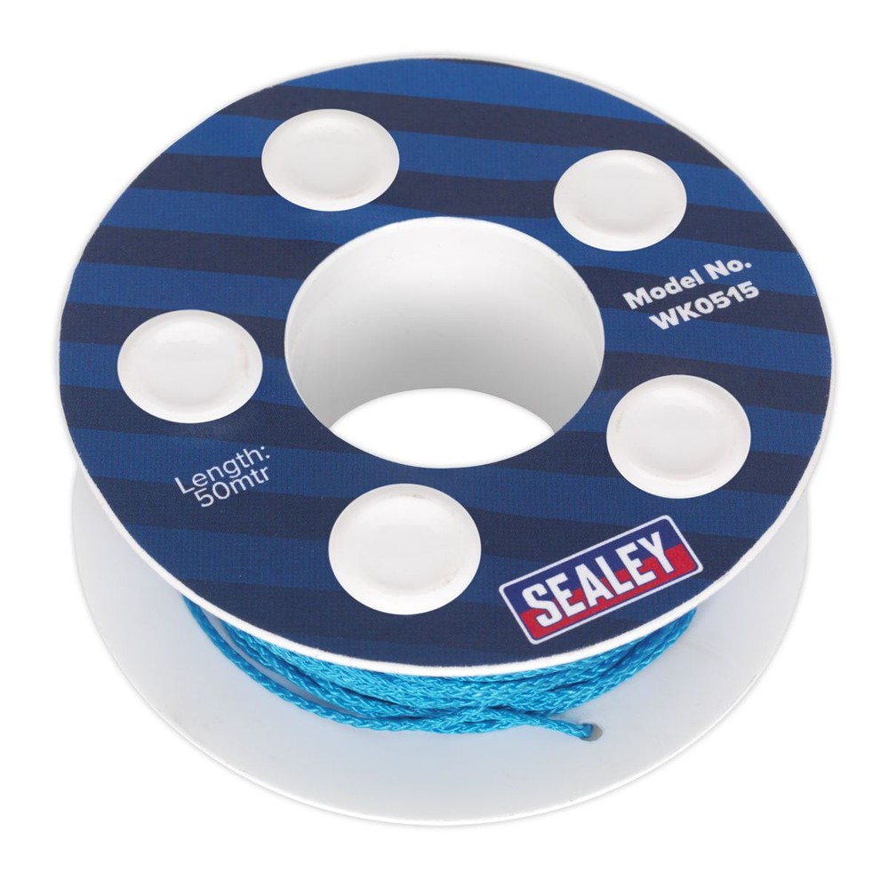 Sealey WK0515 Windscreen Cutting Wire 50m - Nylon