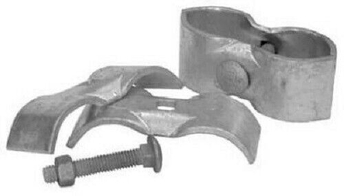 6 Pack  1-3/8" x 1-3/8" Galvanized Panel Clamp Chain Link Fitting 78508