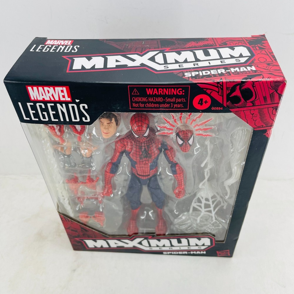 Marvel Legends Spider-Man Maximum Series w/Spider Web 5.5" Action Figure Toy