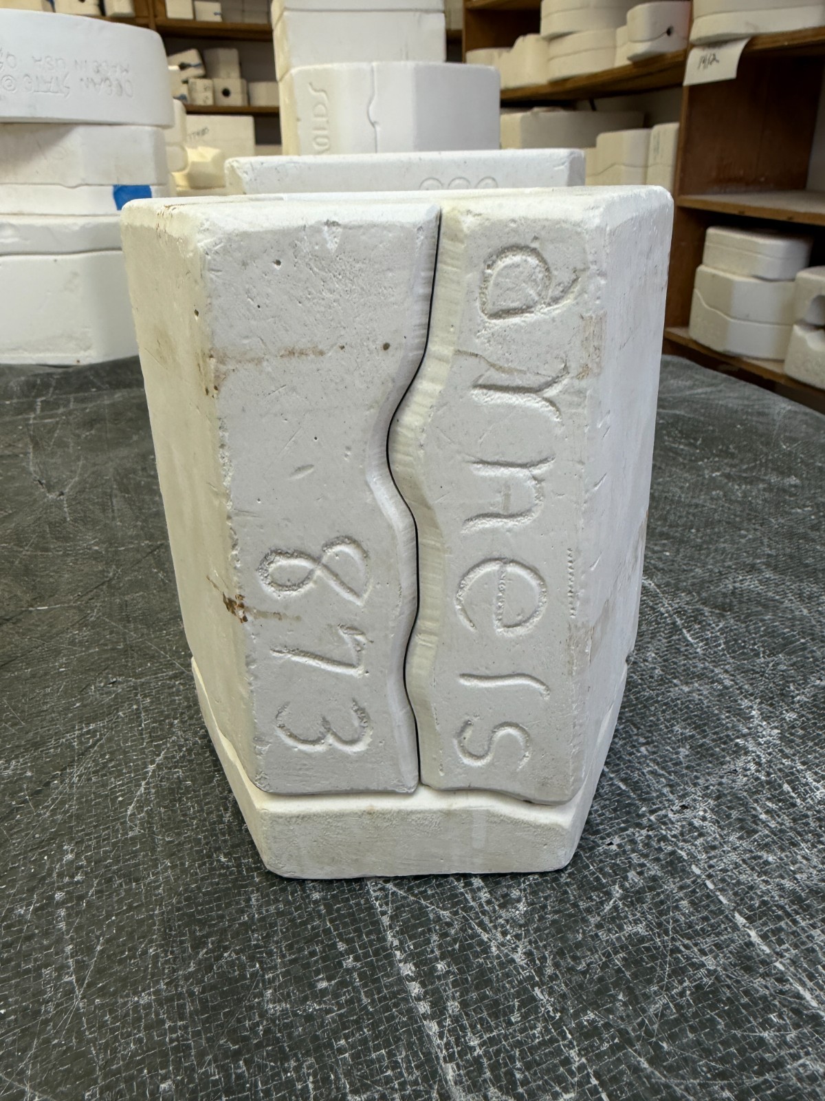 VINTAGE ARNEL'S CERAMIC MOLD #873 DAISY TUMBLER