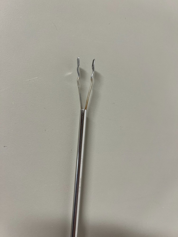 KLI #006457-901 flat paddle bipolar forceps w/ cable