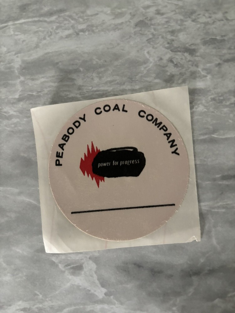 Coal Mining Stickers Nice Older Peabody